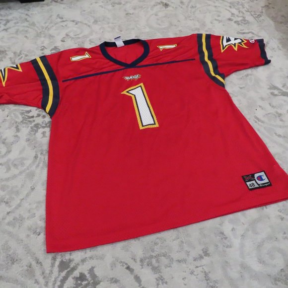(2001) Orlando Rage #1 nfl XFL Football Jersey Adult MEN'S/MENS (XL-48) - Picture 3 of 9